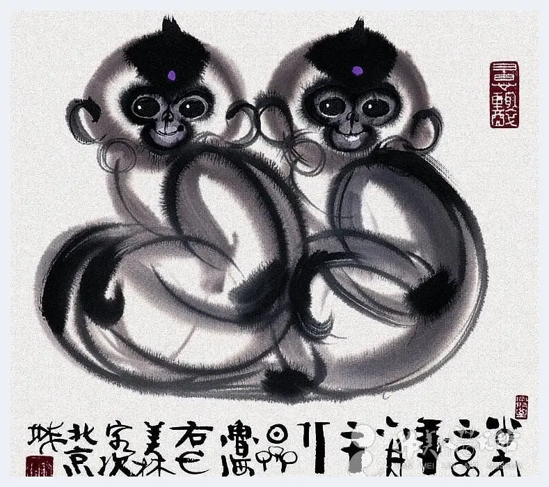 韩美林·猴