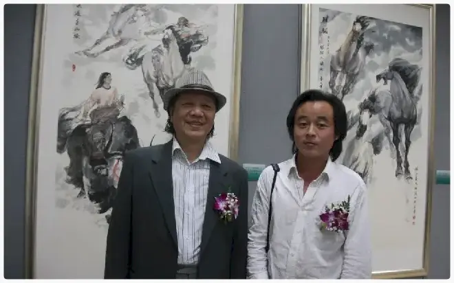 黄华·应邀参加班禅画师四川省美协主席尼玛泽仁先生画展